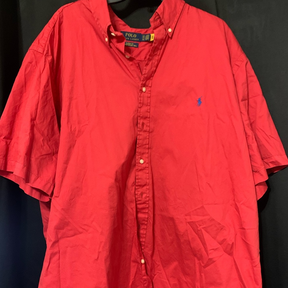 Polo by Ralph Lauren Men's Red Shirt